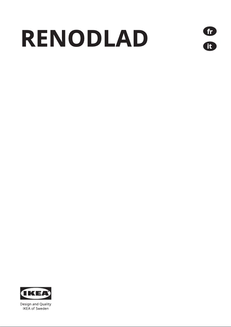 Image de la première page du manuel de l'appareil RENODLAD 904.756.16