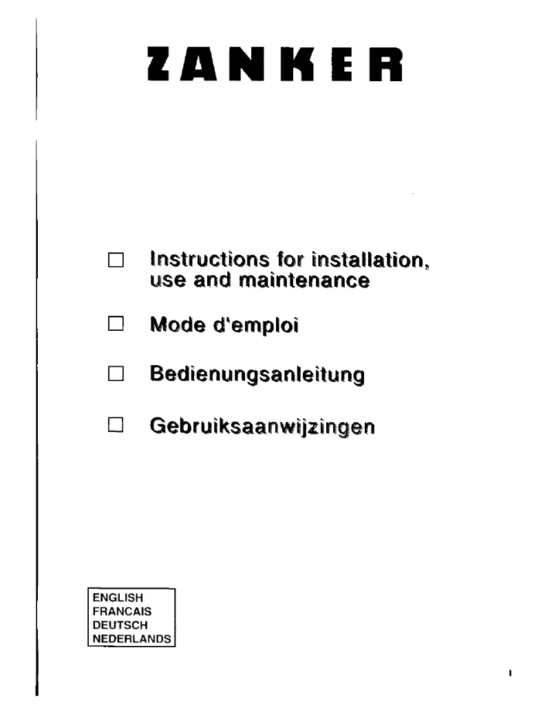 Image de la première page du manuel de l'appareil WF 2250