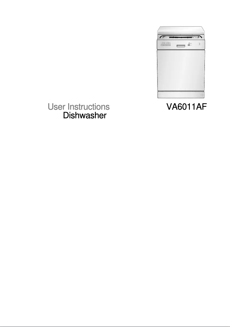Page 1 de la notice Manuel utilisateur Atag VA6011AF