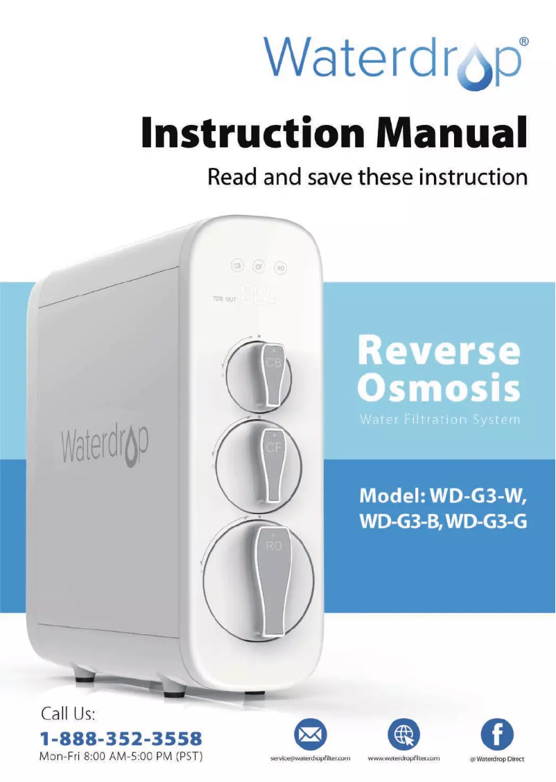 Image de la première page du manuel de l'appareil WD-G3