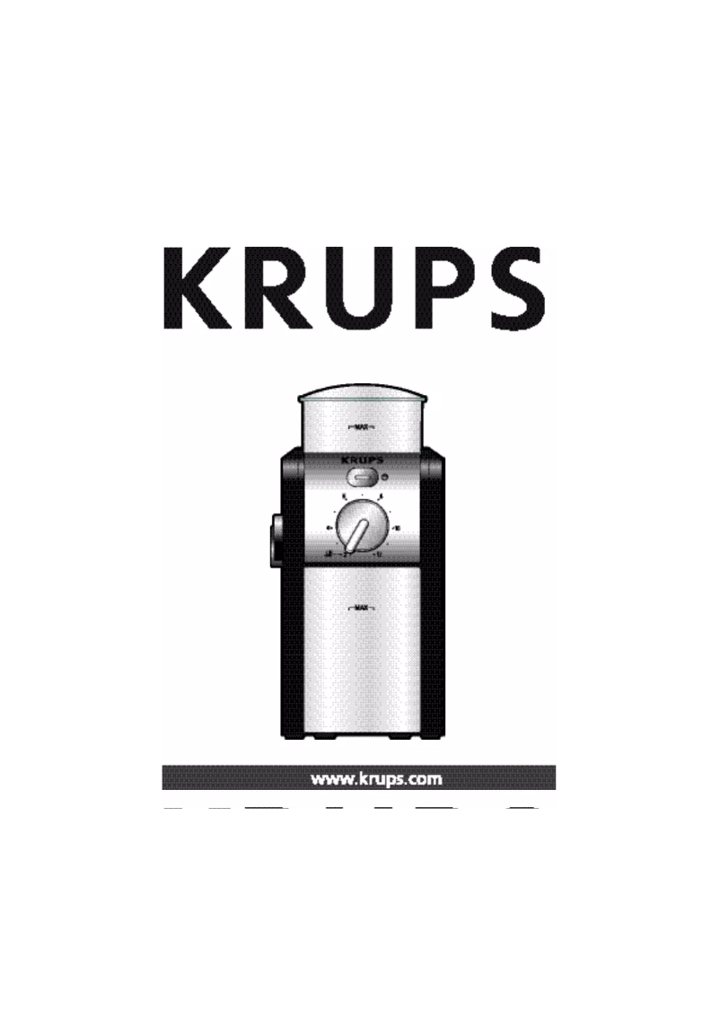 Page n°1 - Manuel utilisateur Krups GVX2