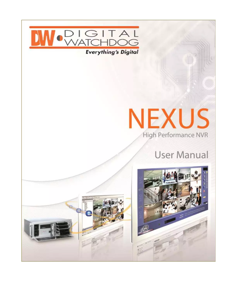 Page n°1 - Manuel utilisateur Digital Watchdog DW-NEXUS32-4000