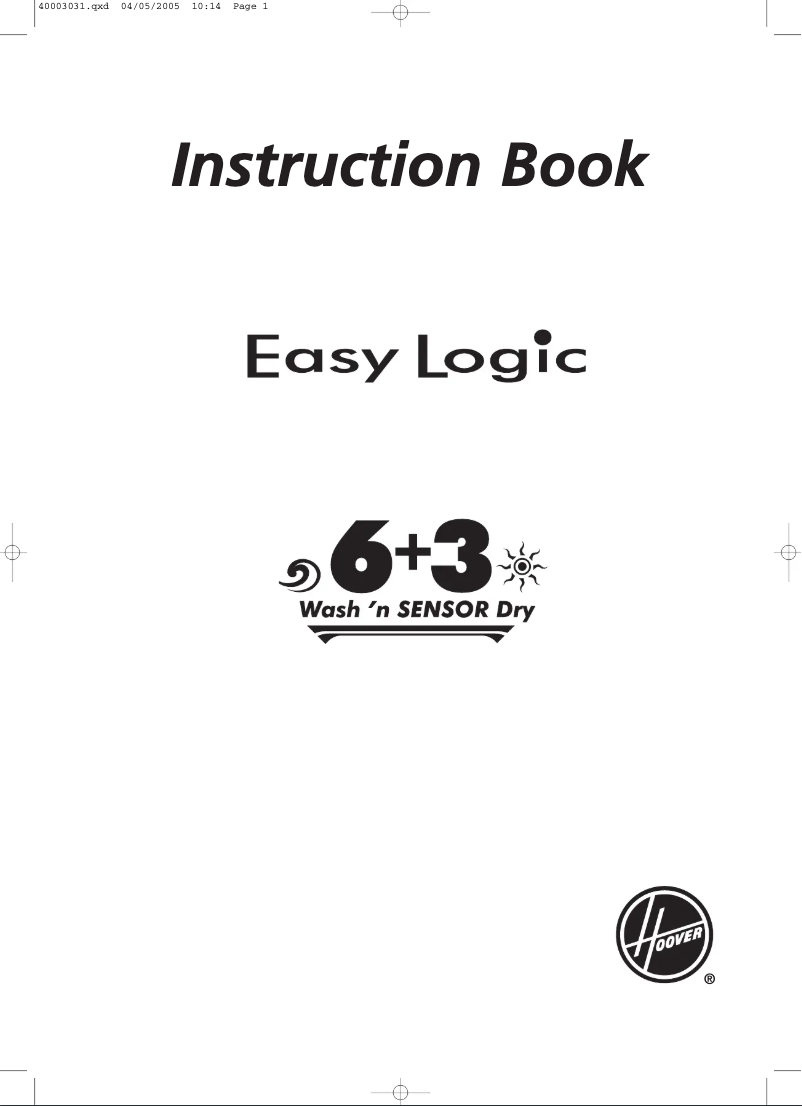 Page 1 de la notice Manuel utilisateur Hoover HWD 120-80