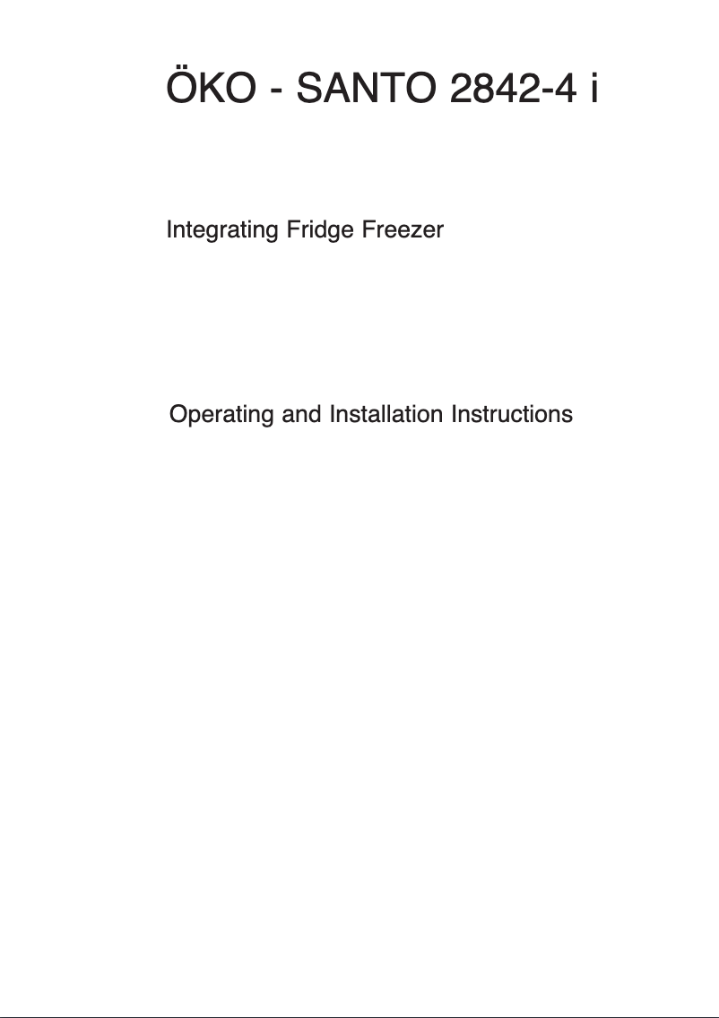 Page 1 de la notice Manuel utilisateur AEG Santo 2842-4i
