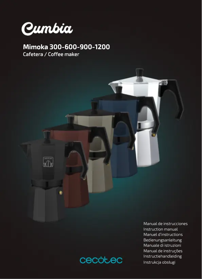 Page 1 de la notice Manuel utilisateur Cecotec Mokclassic 300 Shiny