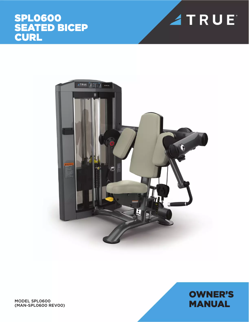 Page 1 de la notice Manuel utilisateur True SPL0600