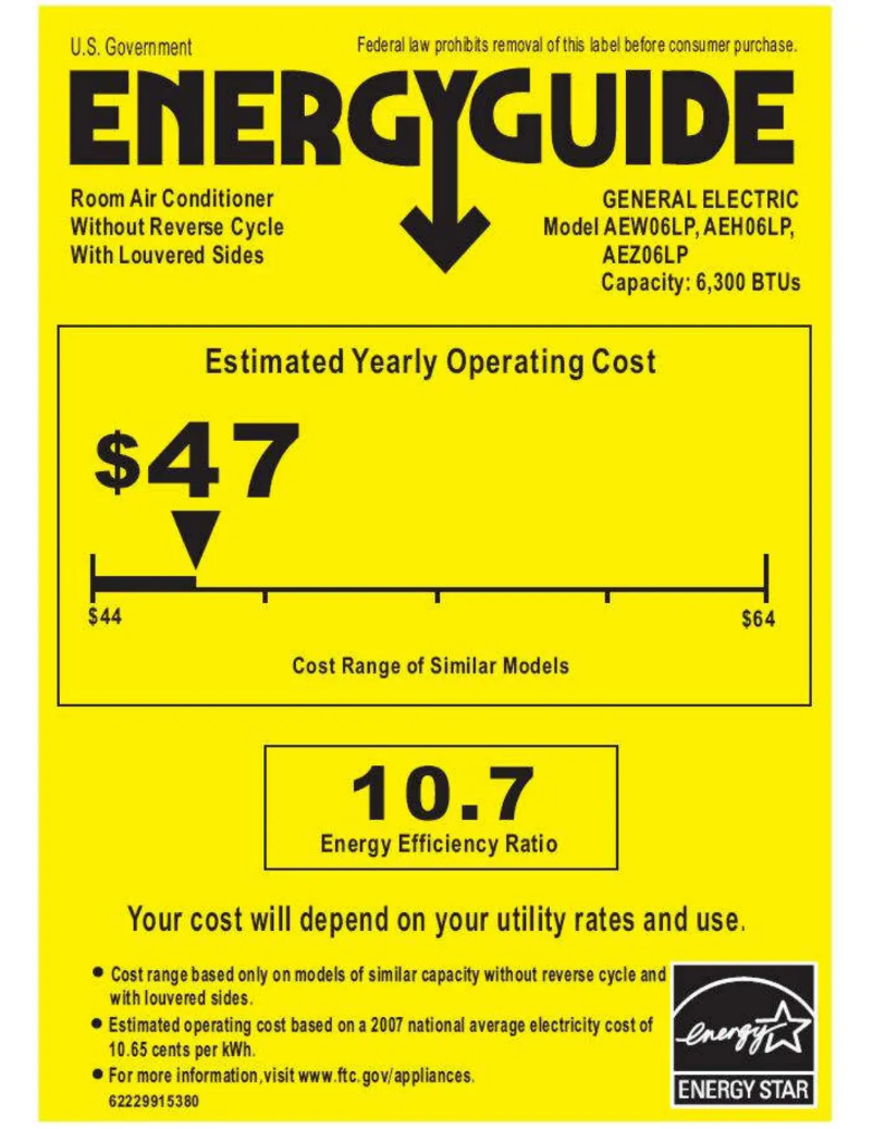 Imagen de la primera página del manual del dispositivo AEW06LP