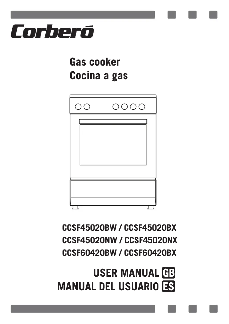 Page 1 de la notice Manuel utilisateur Corbero CCSF45020BX