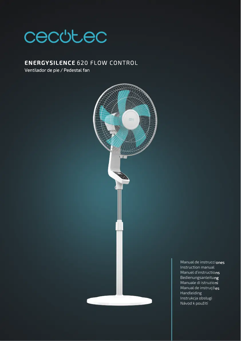 Page 1 de la notice Manuel utilisateur Cecotec EnergySilence 620 Flow Control