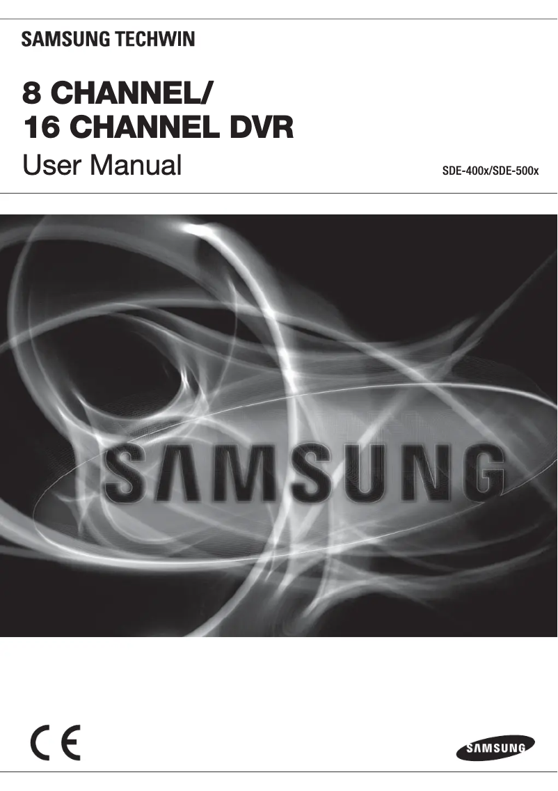 Page 1 de la notice Manuel utilisateur Samsung SDE-4001N