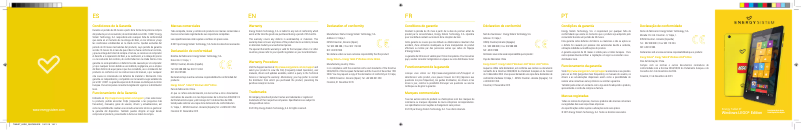 Page 1 de la notice Manuel utilisateur Energy Sistem Tablet 8" Windows Lego Edition