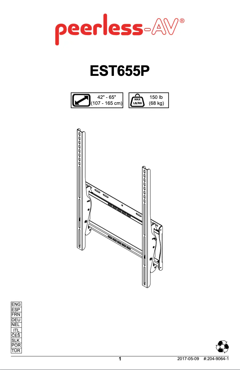 Image de la première page du manuel de l'appareil EST655P