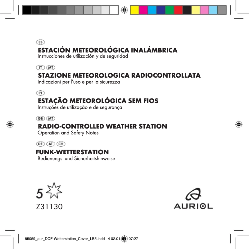 Página 1 del manual Manual de usuario Auriol IAN 85059