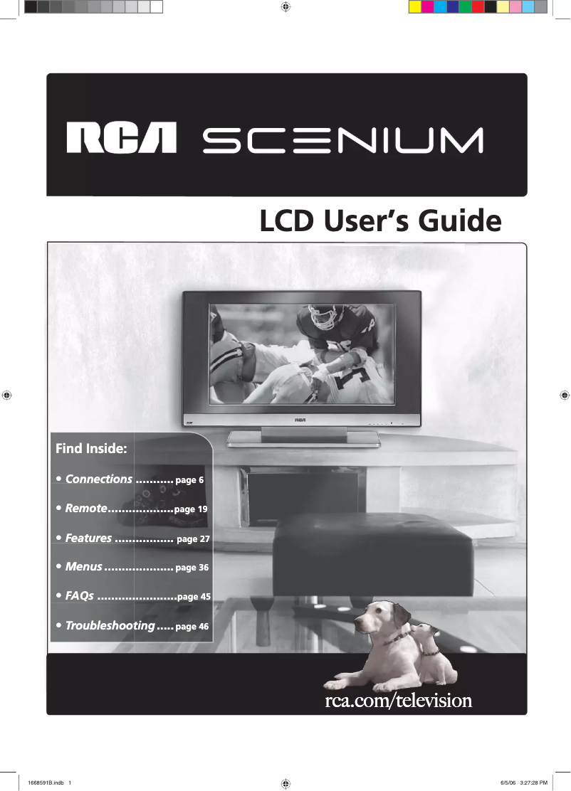 Page n°1 - Manuel utilisateur RCA L37WD14