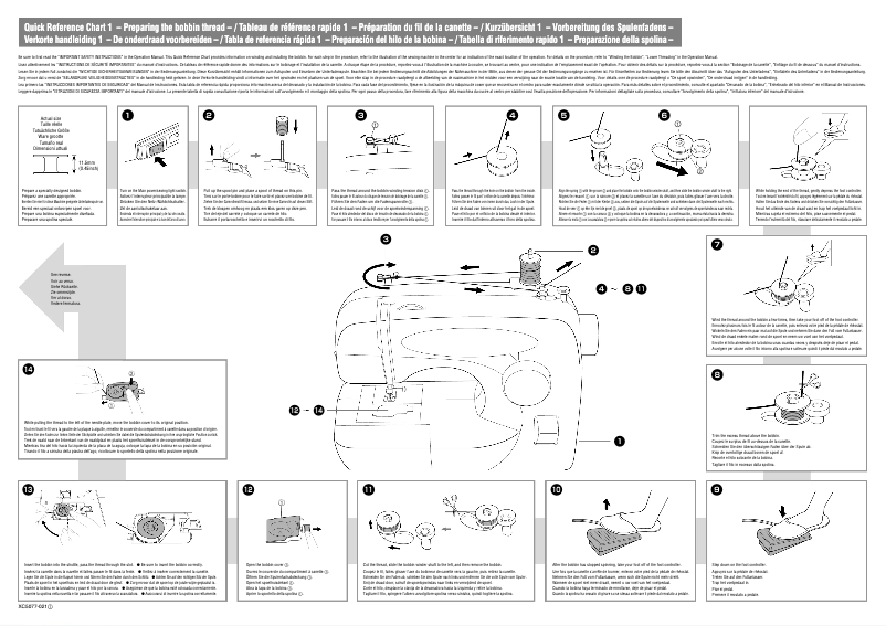 Image de la première page du manuel de l'appareil XL-2240