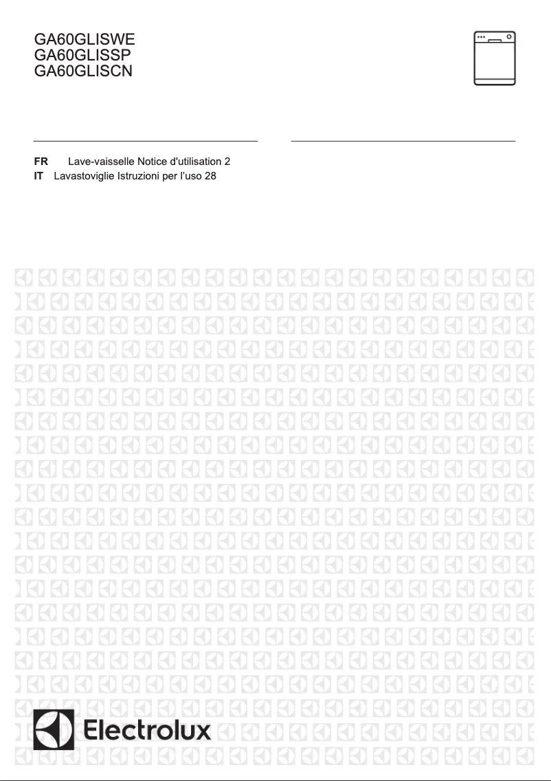 Page n°1 - Manuel utilisateur Electrolux GA60GLISWE