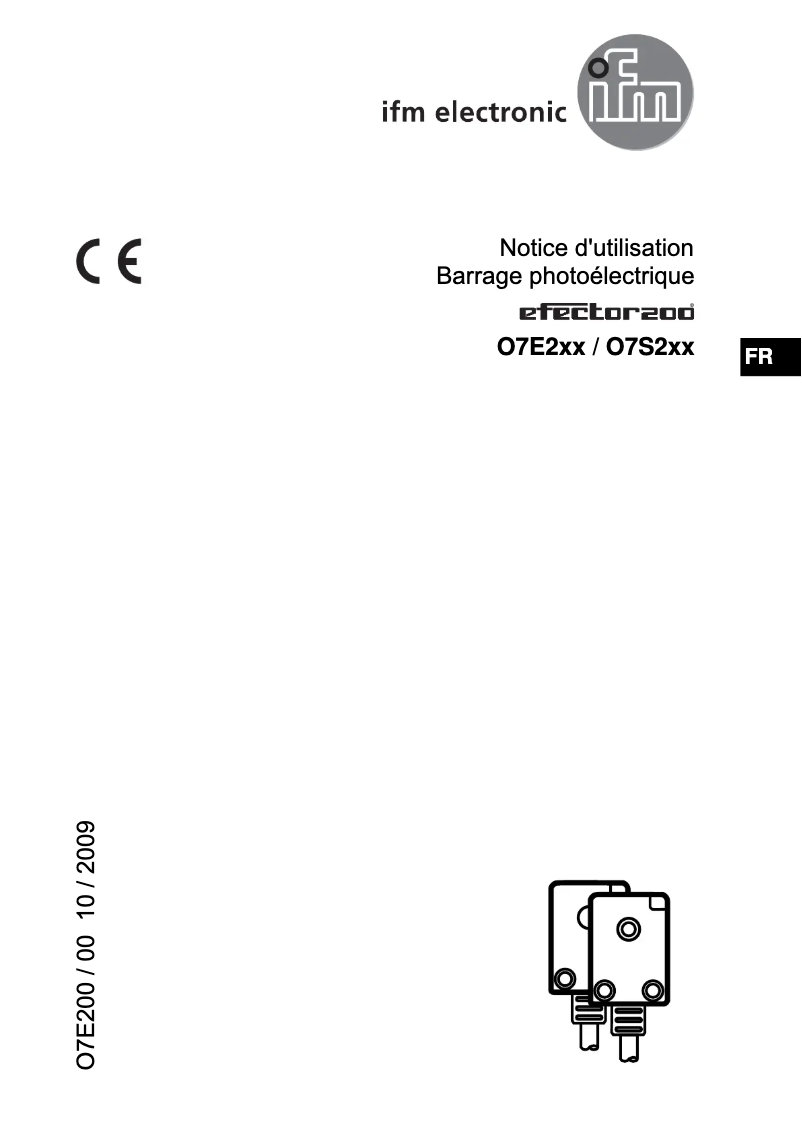 Image de la première page du manuel de l'appareil O7E201