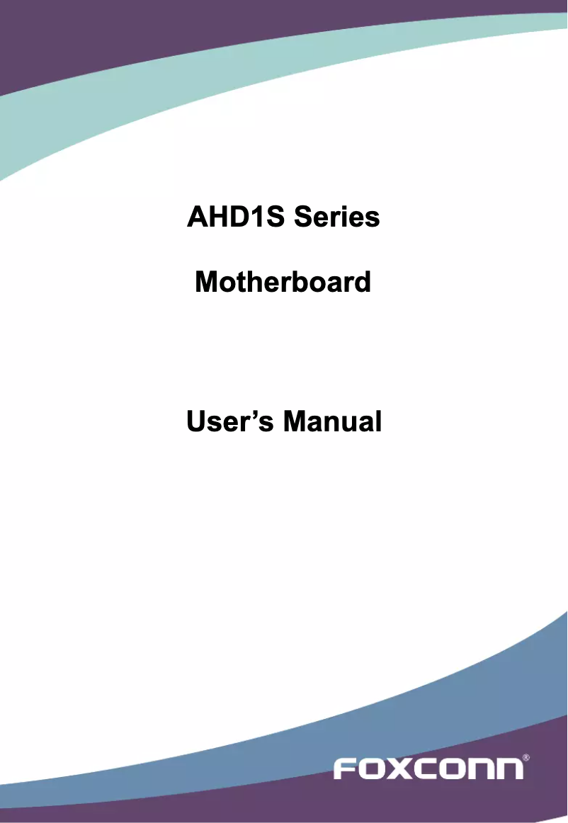 Página 1 del manual Manual de usuario Foxconn R50-A1