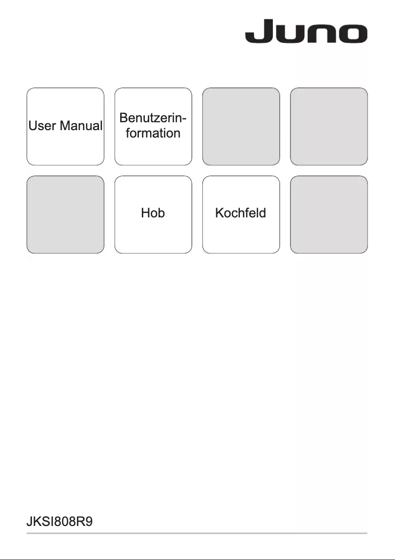 Image de la première page du manuel de l'appareil JKSI808R9