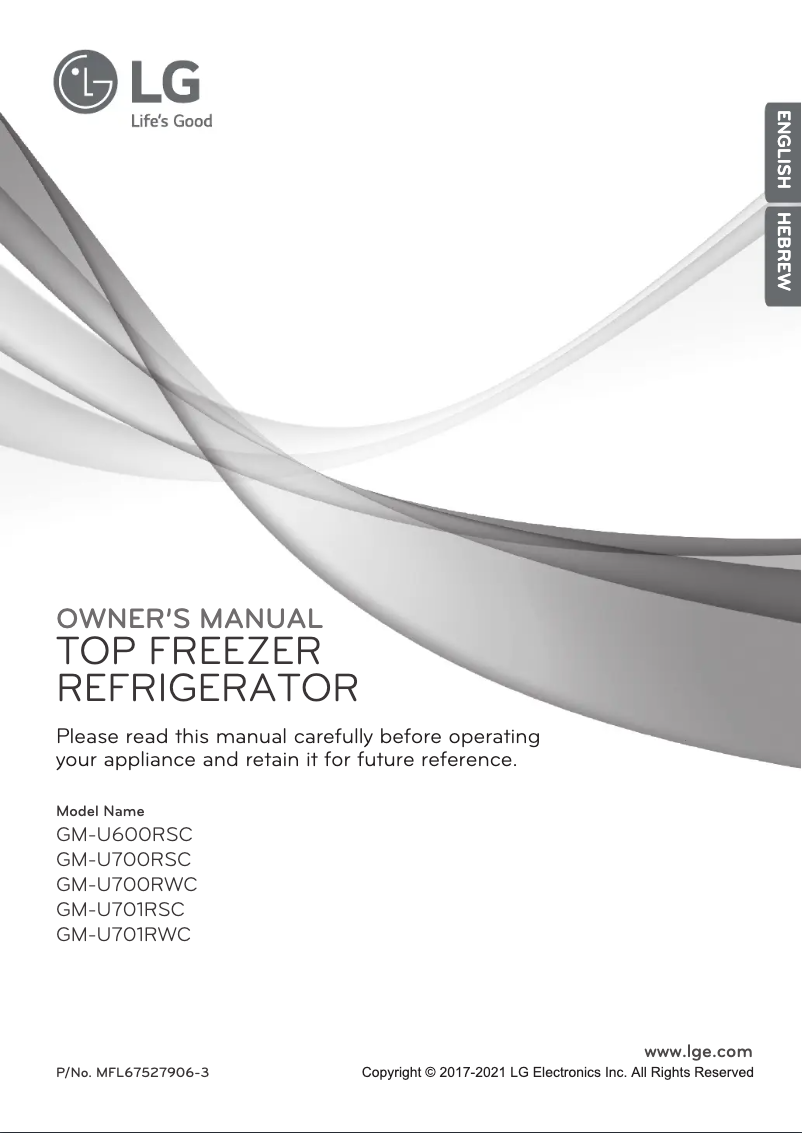 Page 1 de la notice Manuel utilisateur LG GM-U700RSC