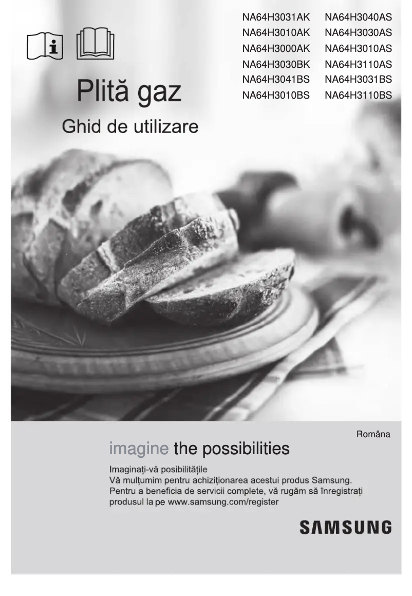 Page 1 de la notice Manuel utilisateur Samsung NA64H3010AS