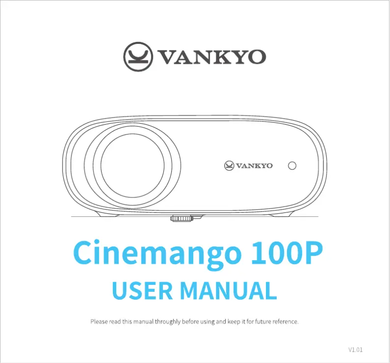 Page n°1 - Manuel utilisateur Vankyo Cinemango 100P