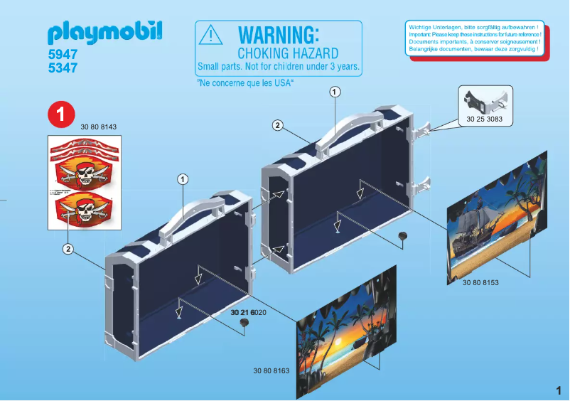 Página 1 del manual Manual de usuario Playmobil 5347