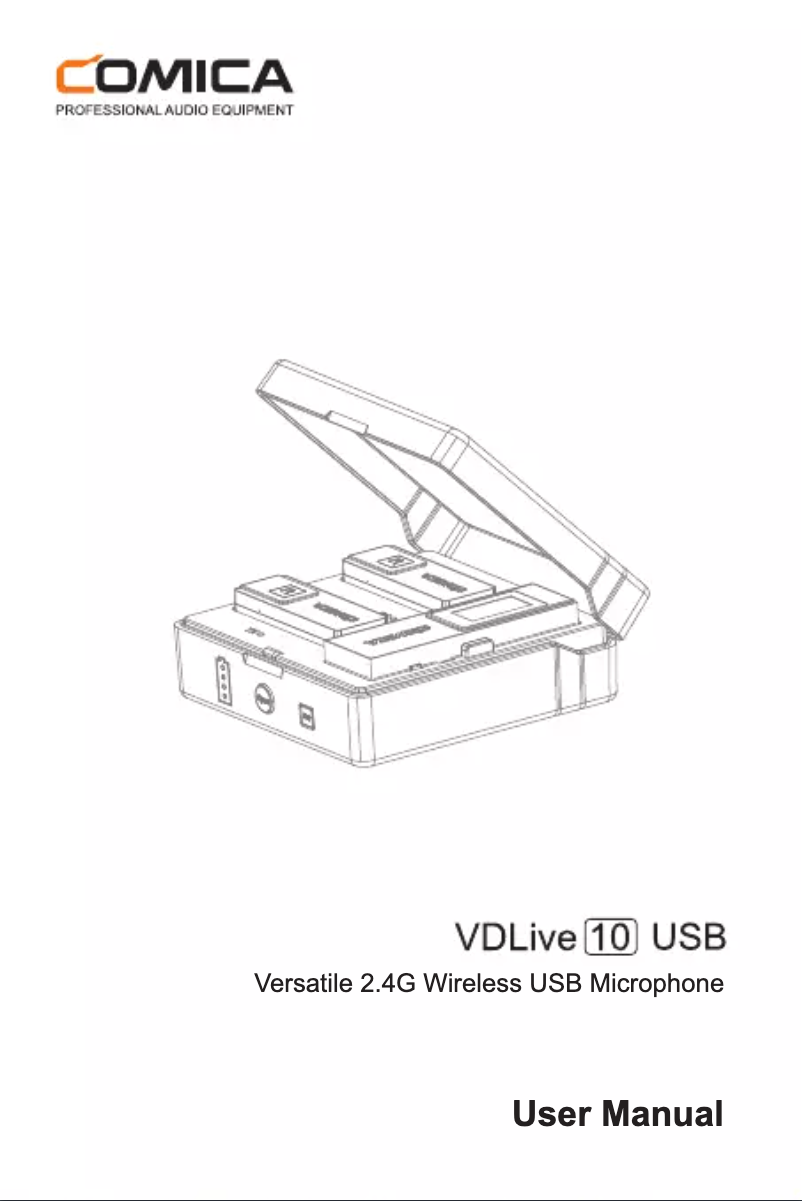 Image de la première page du manuel de l'appareil VDLive10 USB