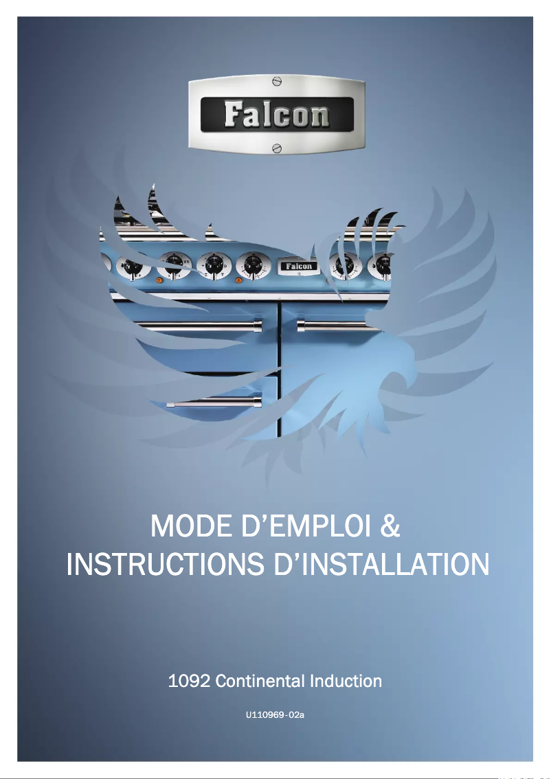 Page n°1 - Manuel utilisateur Falcon 1092 Continental Induction
