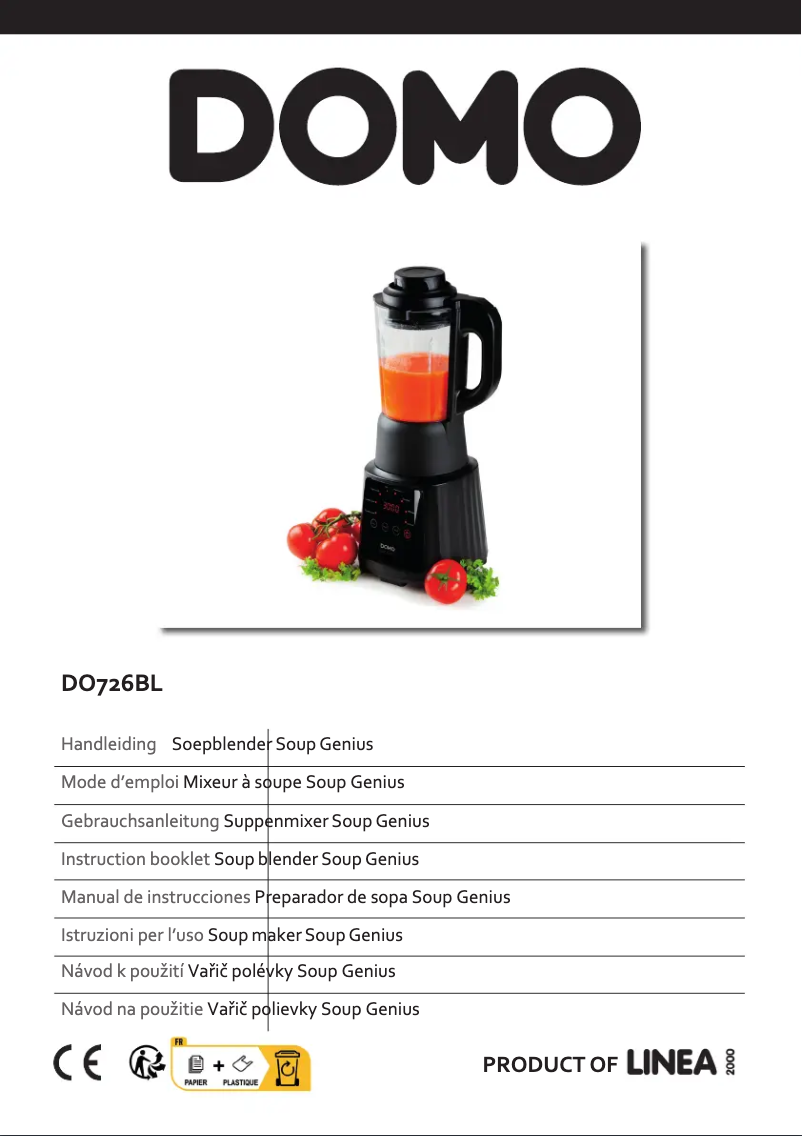 Image de la première page du manuel de l'appareil DO726BL