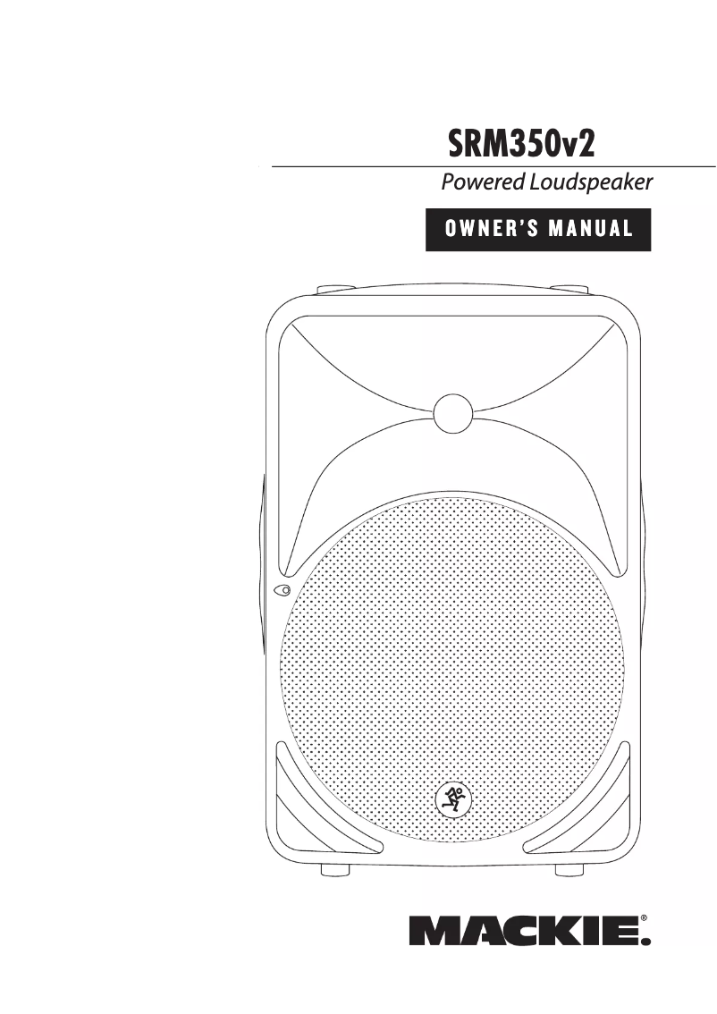 Image de la première page du manuel de l'appareil SRM350V2