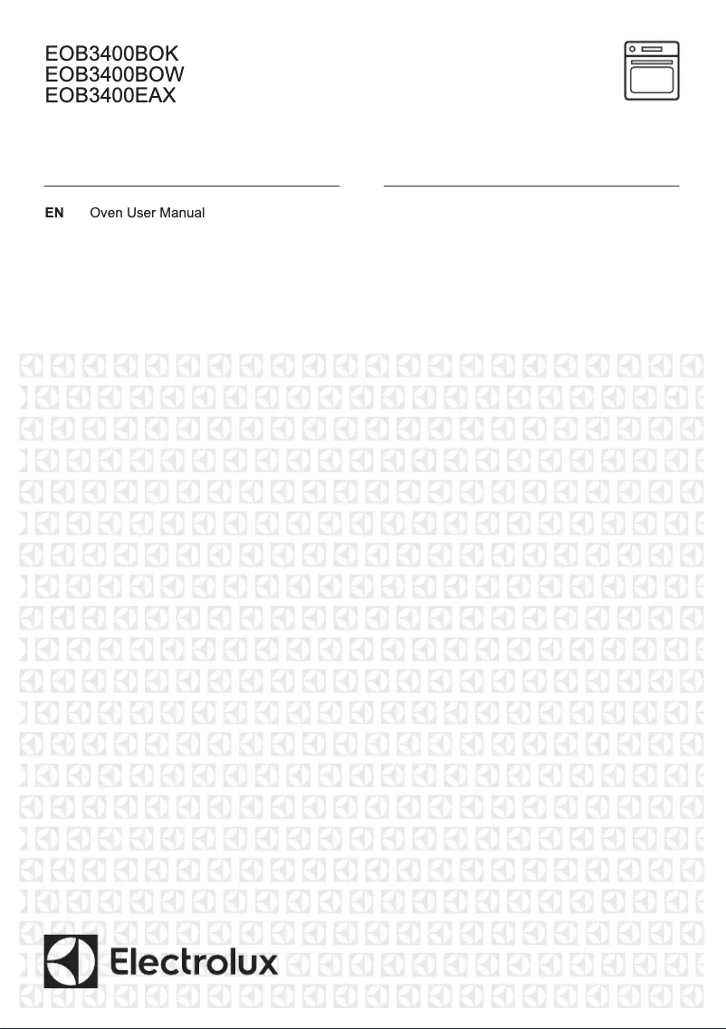 Page 1 de la notice Manuel utilisateur Electrolux EOB3400EAX