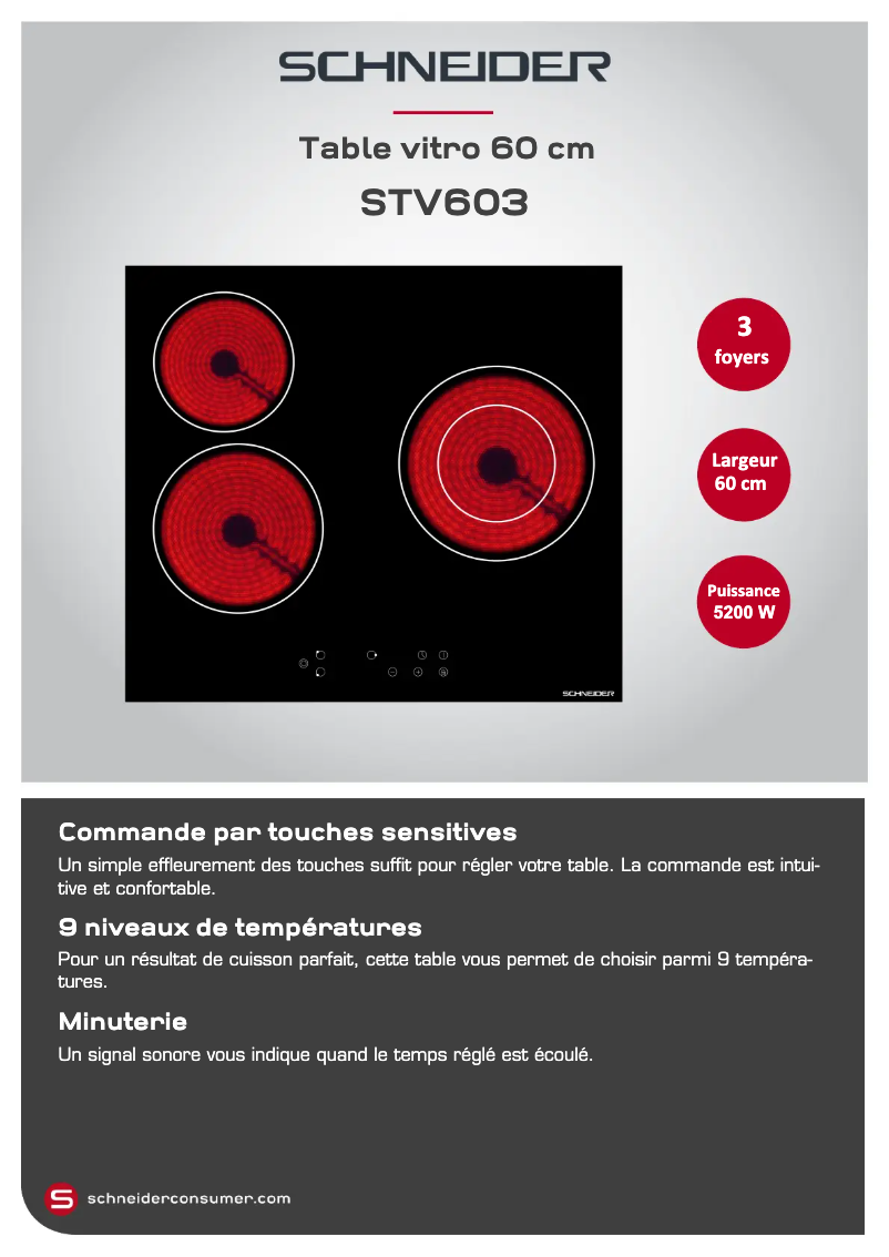 Imagen de la primera página del manual del dispositivo STV603