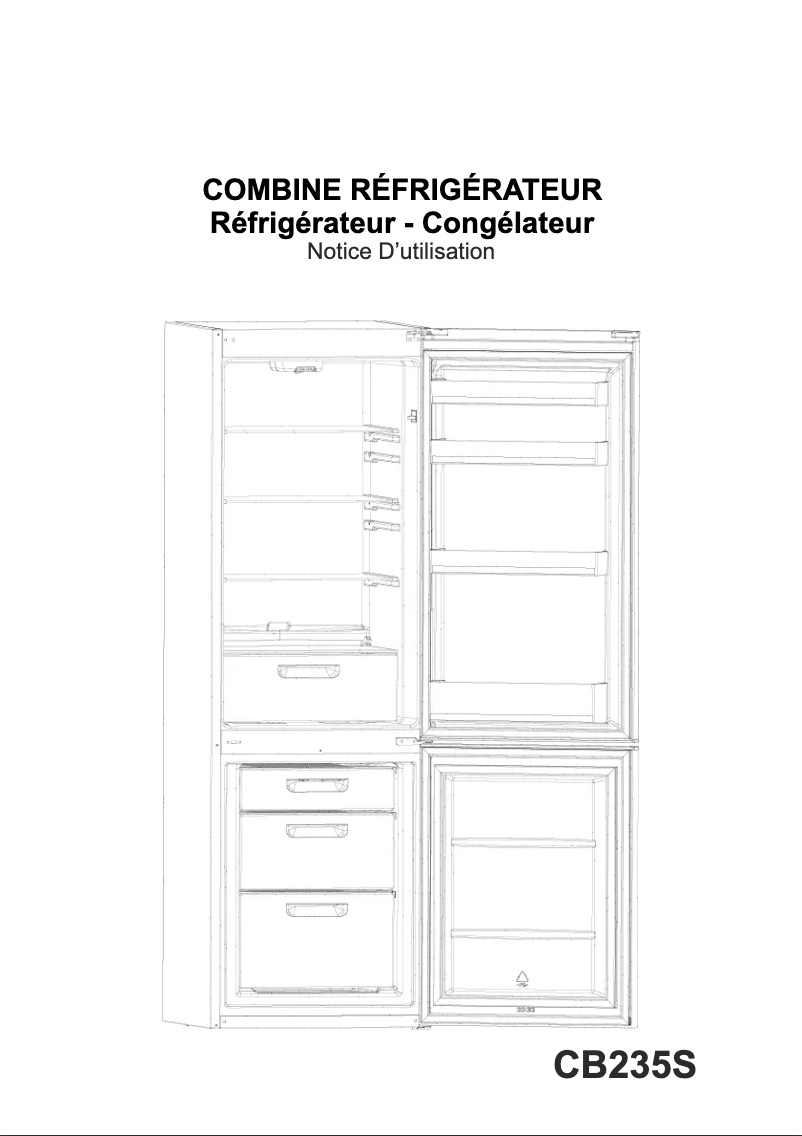 Page 1 de la notice Manuel utilisateur Cobal CB235S