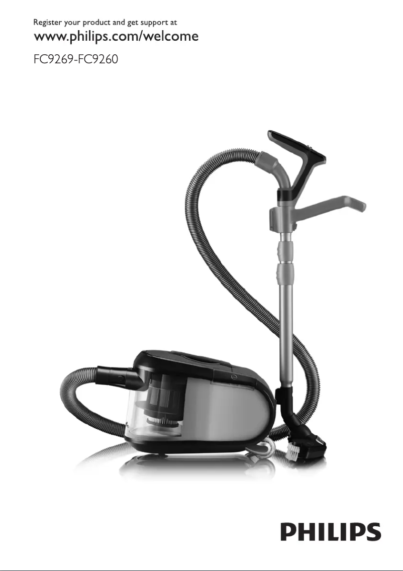 Page 1 de la notice Manuel utilisateur Philips ErgoFit FC9262