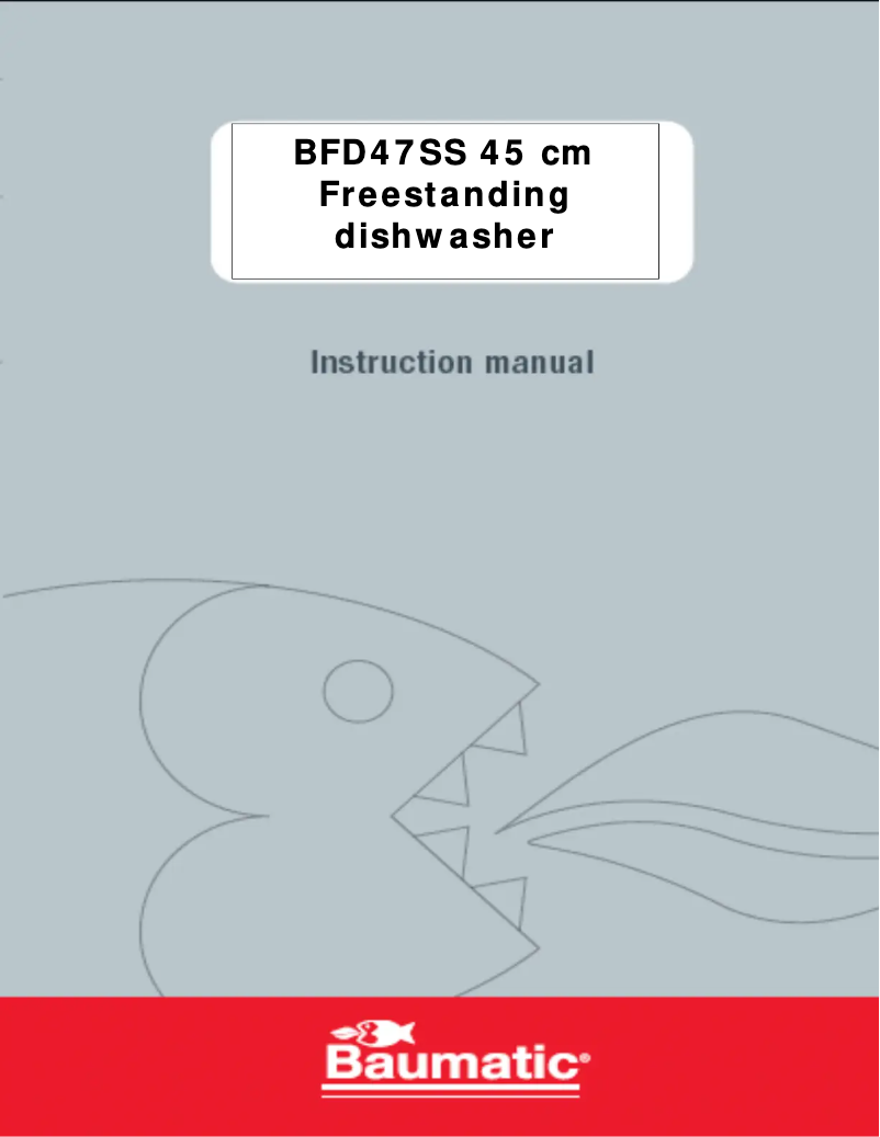 Image de la première page du manuel de l'appareil BFD47