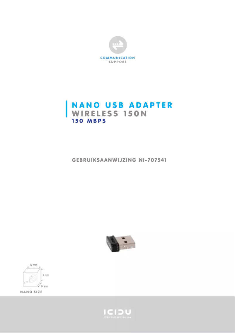 Image de la première page du manuel de l'appareil Nl-707541