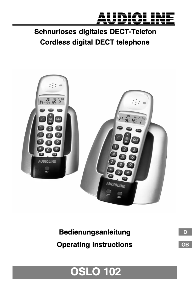 Image de la première page du manuel de l'appareil Oslo 102