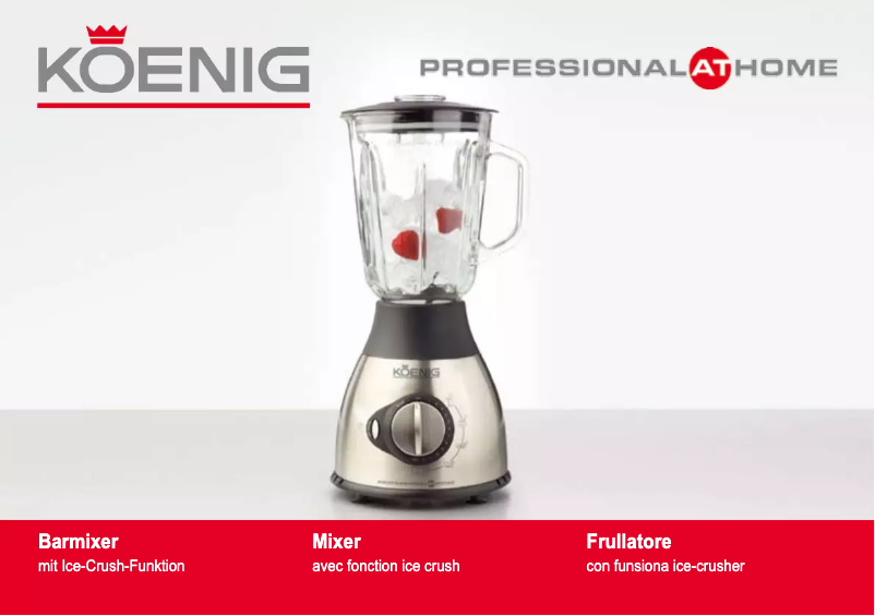 Page 1 de la notice Manuel utilisateur Koenig B04351