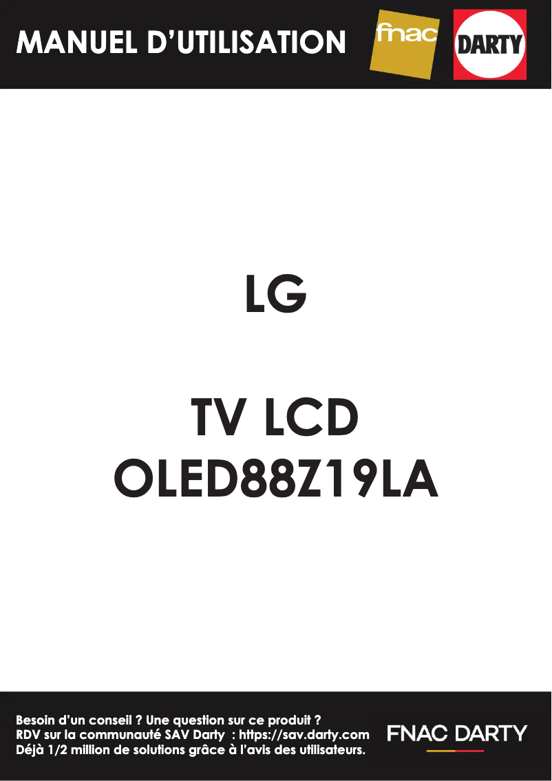 Página 1 del manual Manual de usuario LG OLED88Z19LA