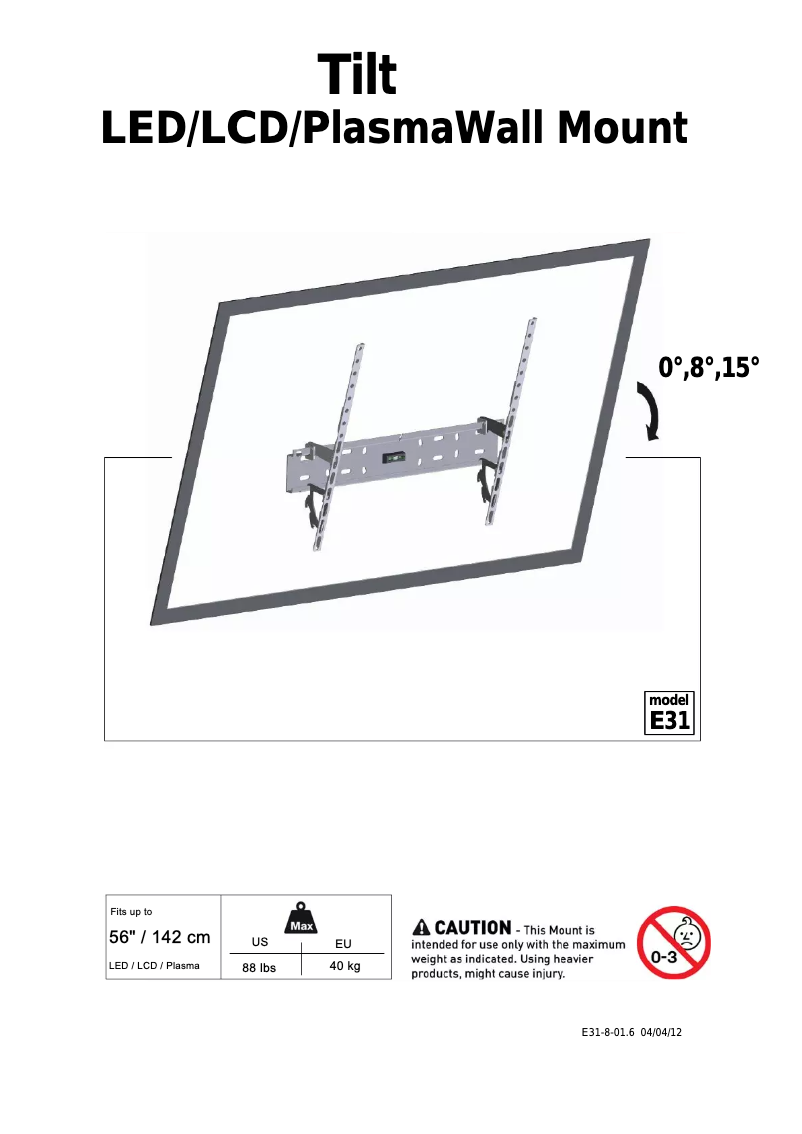 Page 1 de la notice Manuel utilisateur Barkan E31