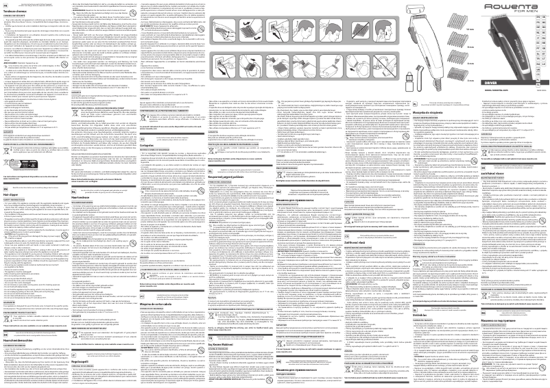 Page 1 de la notice Manuel utilisateur Rowenta Driver TN1600F0