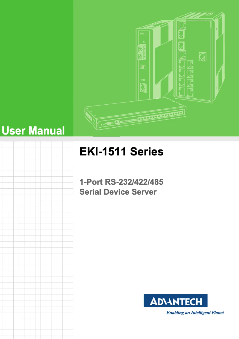 Image de la première page du manuel de l'appareil EKI-1511-A