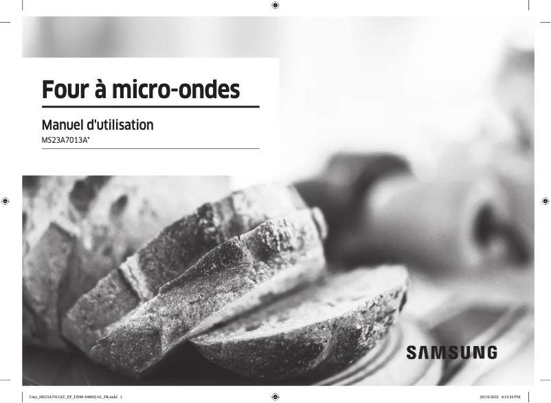 Page n°1 - Manuel utilisateur Samsung MS23A7013AT