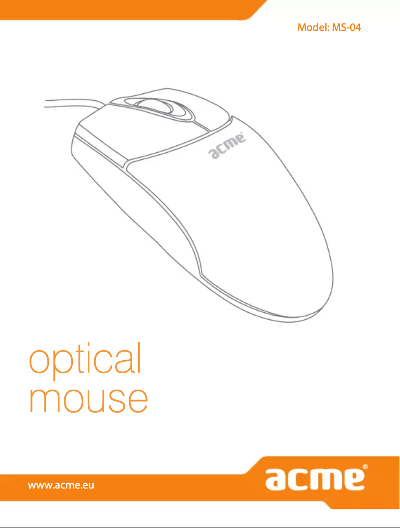 Page 1 of the manual User Manual Acme United MS-04