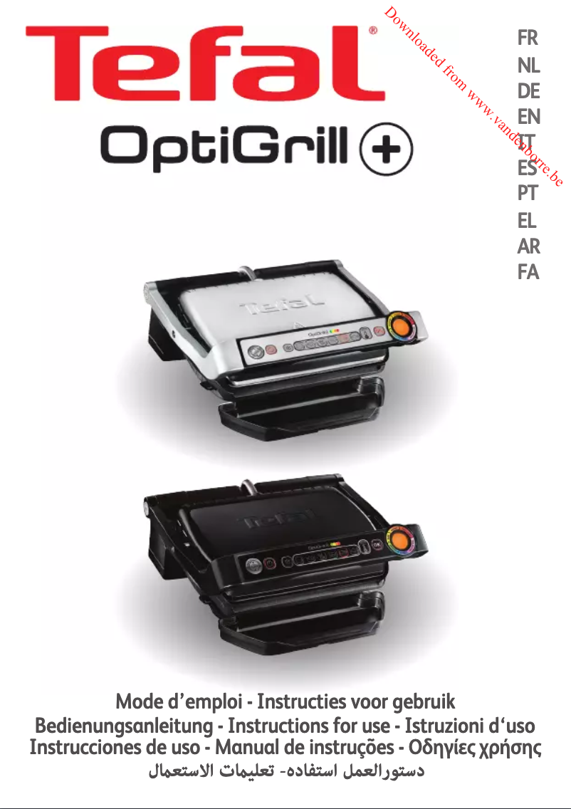 Image de la première page du manuel de l'appareil Masterchef Gourmet QA513G