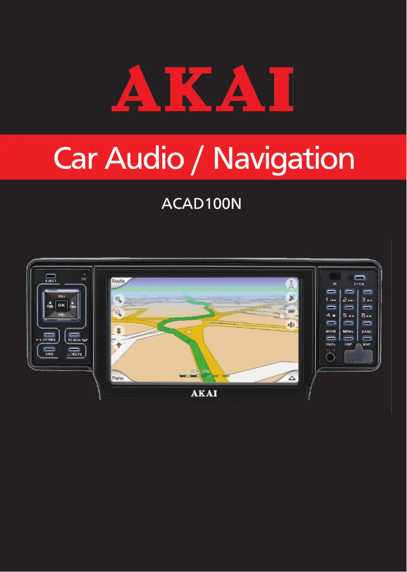 Page n°1 - Manuel utilisateur AKAI ACAD100N