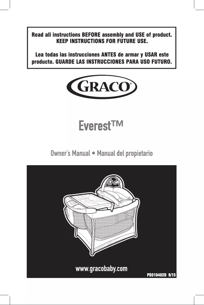Image de la première page du manuel de l'appareil Pack 'n Play Everest