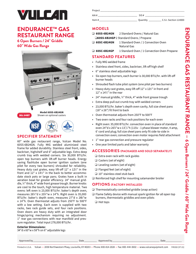 Image de la première page du manuel de l'appareil 60SS-6B24GT