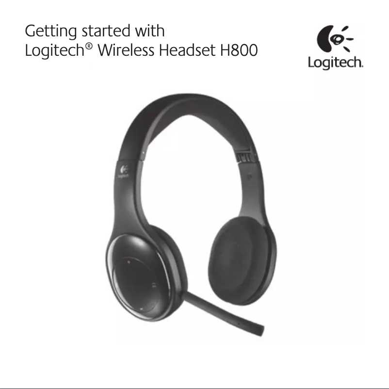 Page 1 de la notice Manuel utilisateur Logitech H800